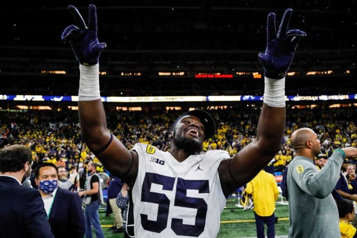Ojabo had a breakout junior year at Michigan that vaulted him high up on draft boards.